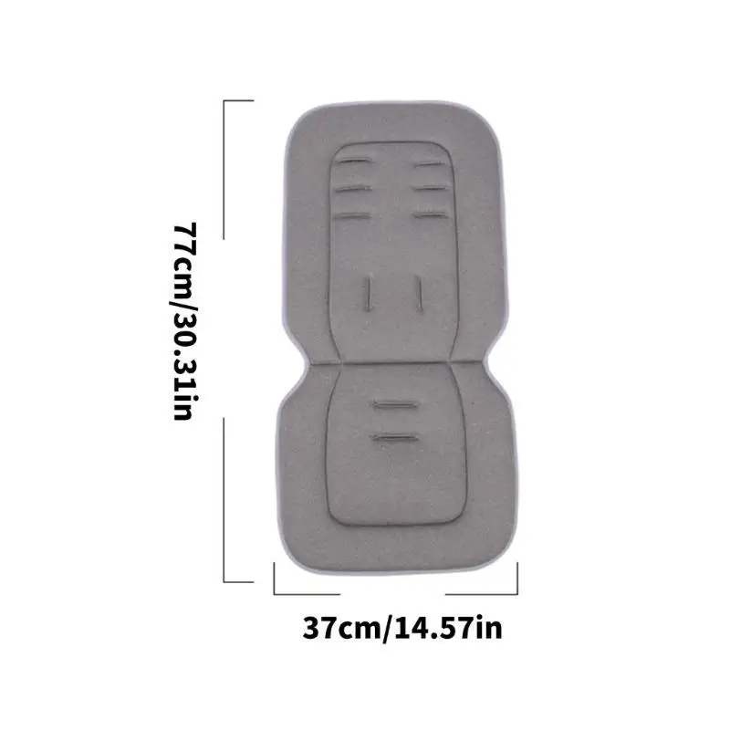U13F Ventilated Strollers Mat Cotton Fabric Cushioned Support Layer Easy Installation Design for Extended Outdoor Use