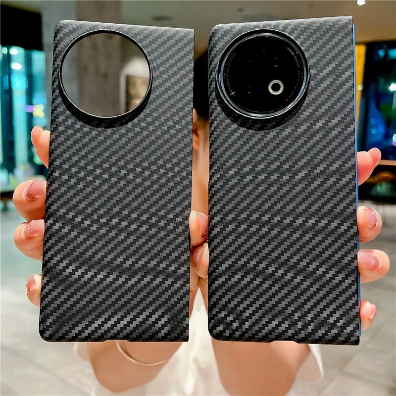 

Carbon Dimension Texture Phone Case For VIVO X Fold 2 PC Hard Shell Shockproof Cover