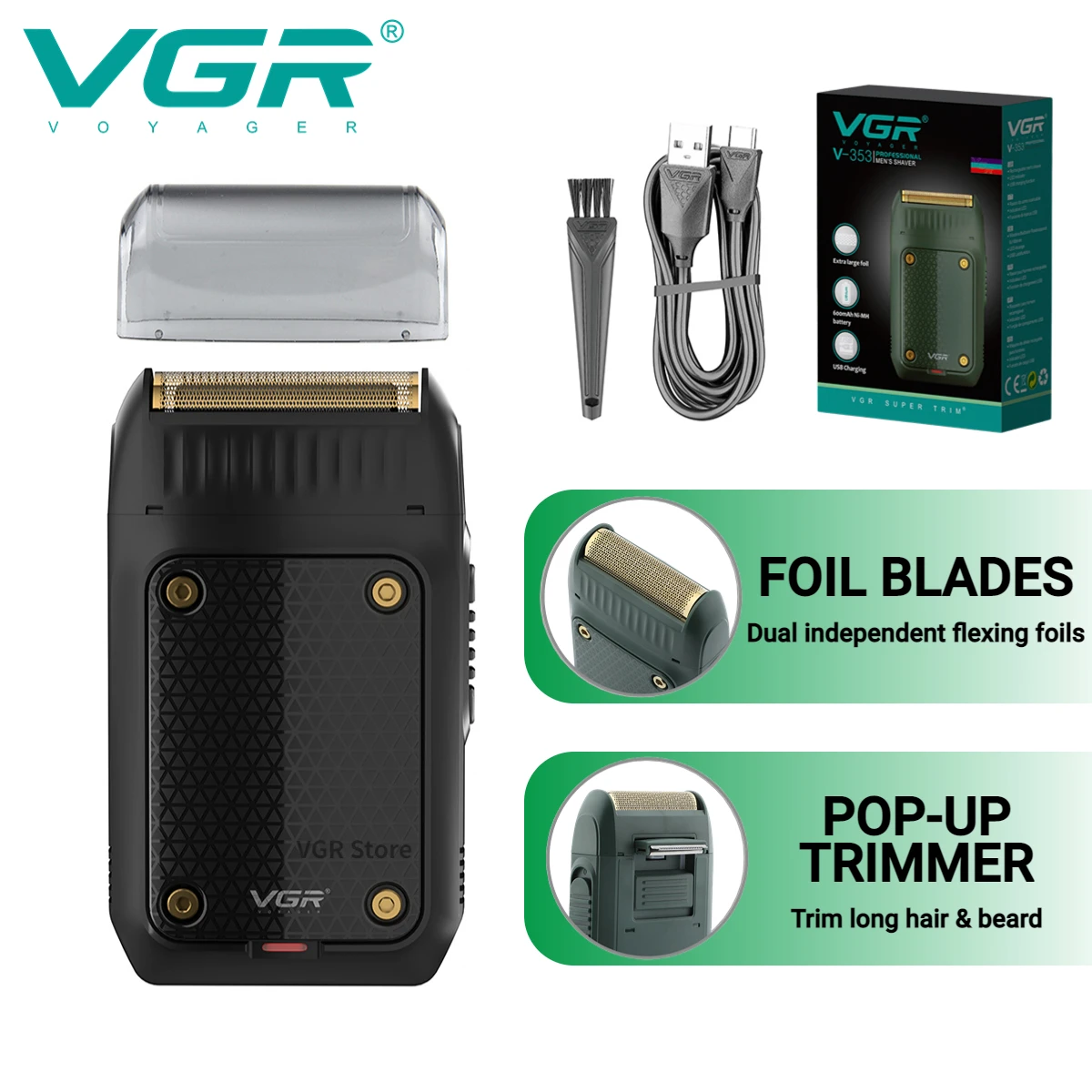VGR V308の使い方と評価｜電動シェーバーの実際の使い勝手を徹底解説