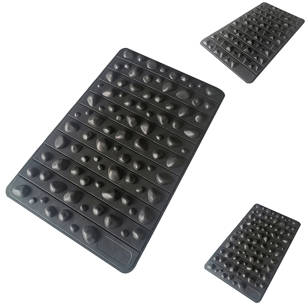 Reflexology Walk Stone Foot Massage Mat Pebbles Mat Health Care Acupuncture Shiatsu Circulation For Grown-ups 50cm x 30cm x 2cm