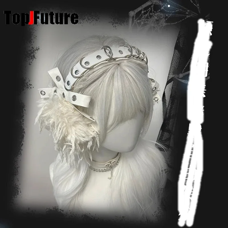 Gothic Lolita Oorbeschermers Punk Nieuwe Designer Harige Oorkap Oorbeschermer Oor Warmer Gothic Steampunk Gehoorbescherming Fietsen Oordopjes