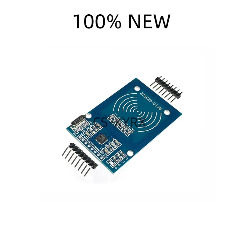 CV520 RFID Radio Frequency IC Card Reader Module - Replacement for MFRC522, Includes S50 Card and Keychain
