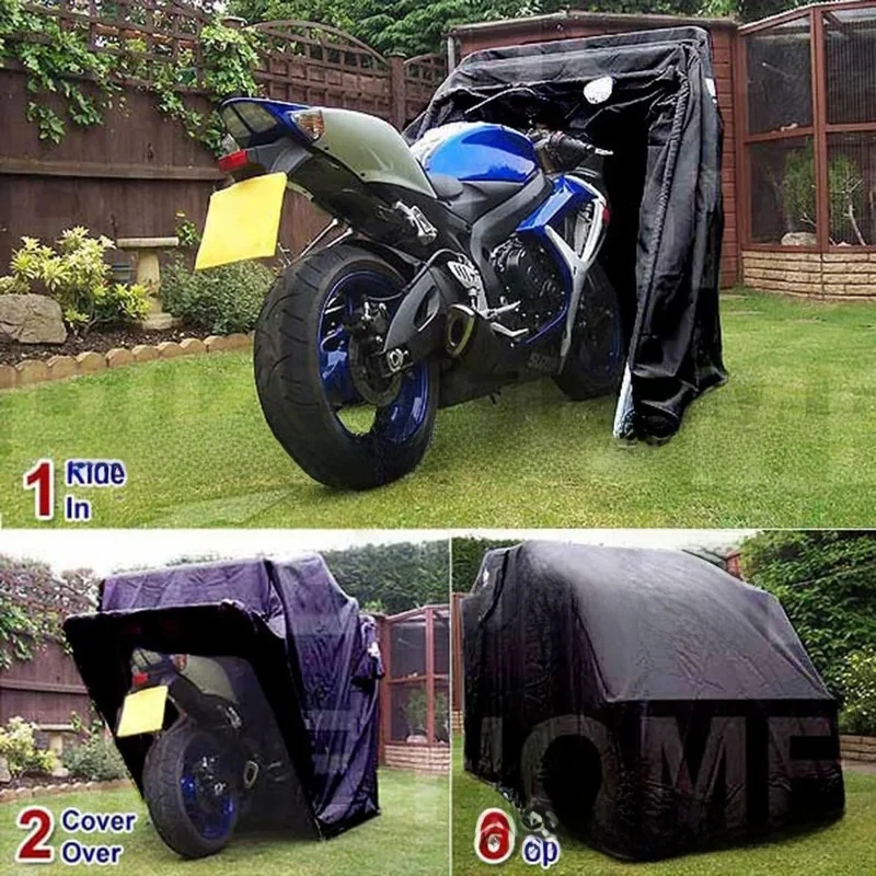 for Small motorcycle tent removable anti-ultraviolet waterproof pressure glue car clothes outdoor motorcycle storage room