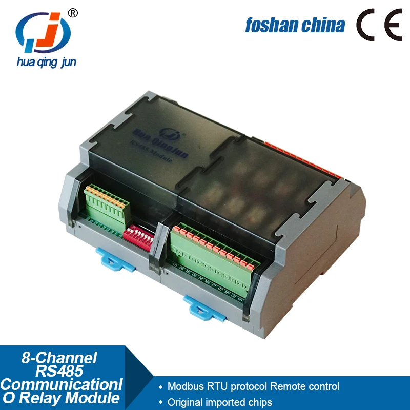 

Chingjun 8-Channel IO RS485 LAN Relay Module Modbus RTU & TCP RJ45 SPDT G2R-1 Relays Modules for Greenhouse