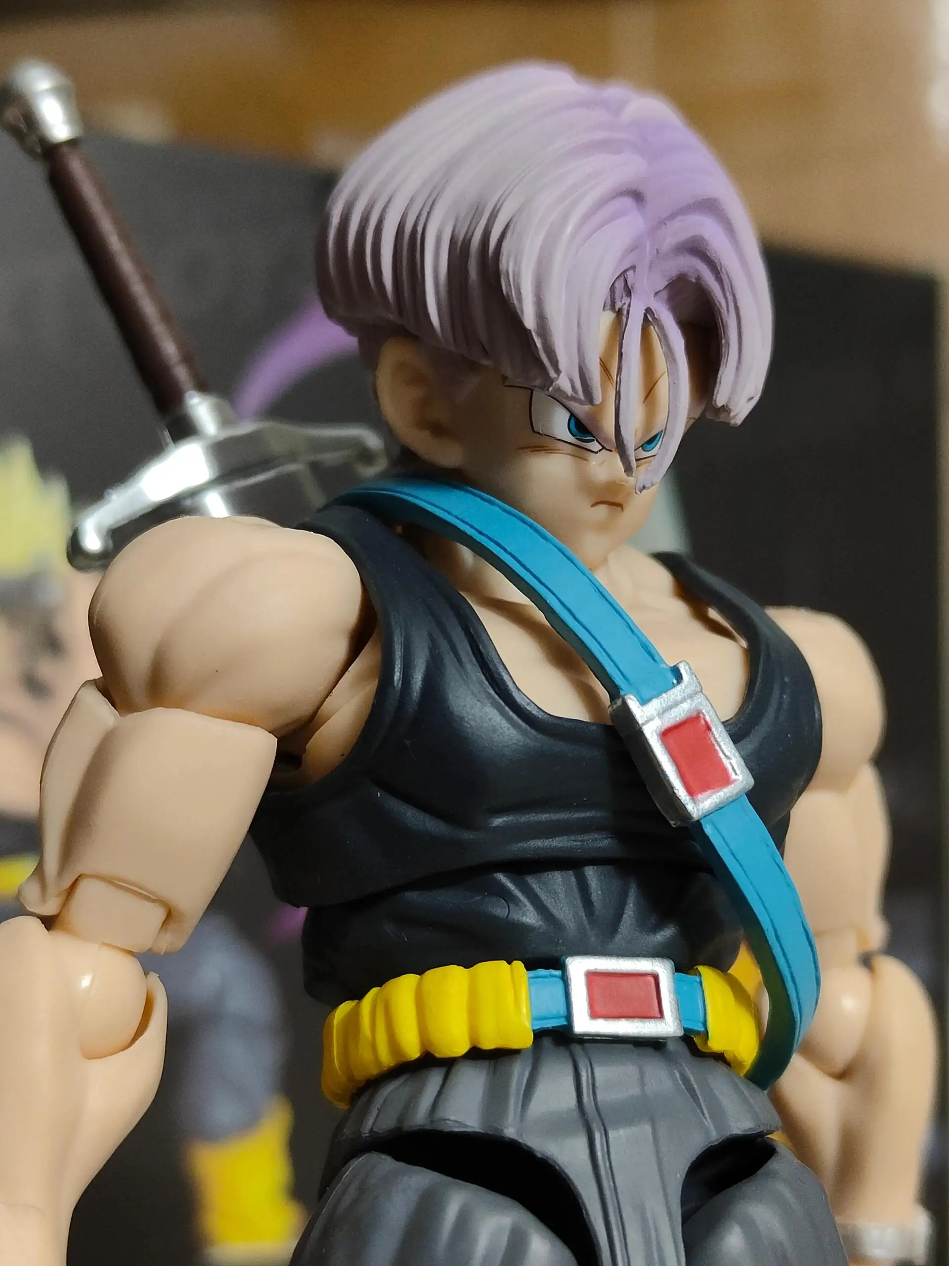 Tonsenarttoys Kamione Custom Action Figure Dragon Ball Z Super Saiyan Trunks 05a 05b Anime Collectible Statue Christmas Gift