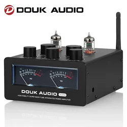 Douk Audio T6PRO HIFI TPA3255 Amplificatore valvolare Bluetooth JAN5654 Amplificatore valvolare 300W + 300W con VU Meter