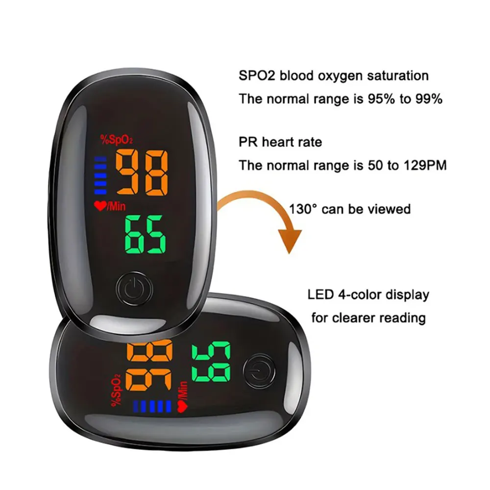 قياس التأكسج SpO2 الذكية المحمولة مقياس التأكسج الرقمي المحمولة الإصبع مقياس التأكسج أوكسي متر الإصبع مقياس التأكسج مراقب معدل ضربات القلب #5