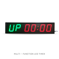 4-Inch LED Display Screen for Gym 2 Green 4 Red Lights Fitness Equipment Monitor Digital Indicator