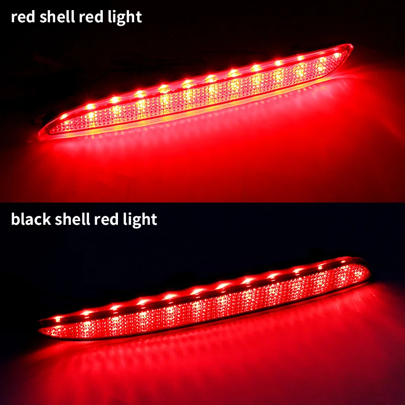 2PCS LED Rear Bumper Brake Light Canbus For Mazda 3 10-13 Speed 3 Axela BL5FW/BLEAW/BLEFW Tail Stop Warning Lamp Car Accessories