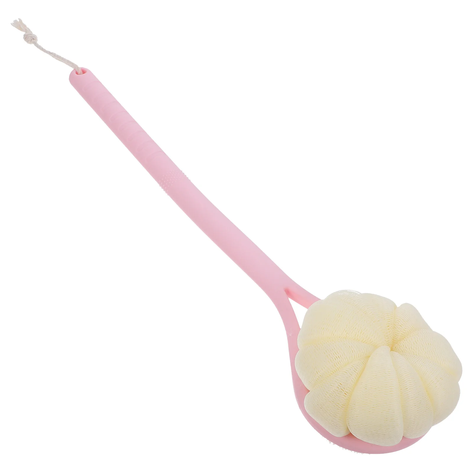 1 قطعة فرشاة تنظيف الظهر مقبض طويل كرة استحمام مع صافي دش منظف الجسم لتقشير وتدليك الحمام القوي #1