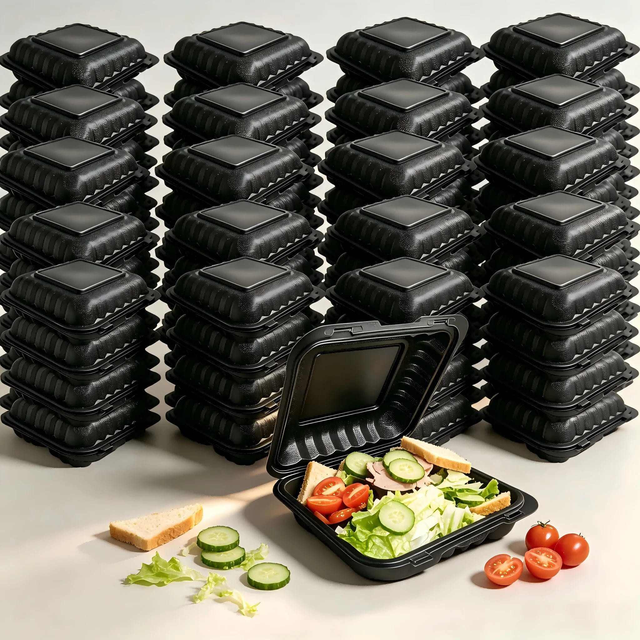 Food Storage Dividers - Ensemble de 50 boîtes de préparation