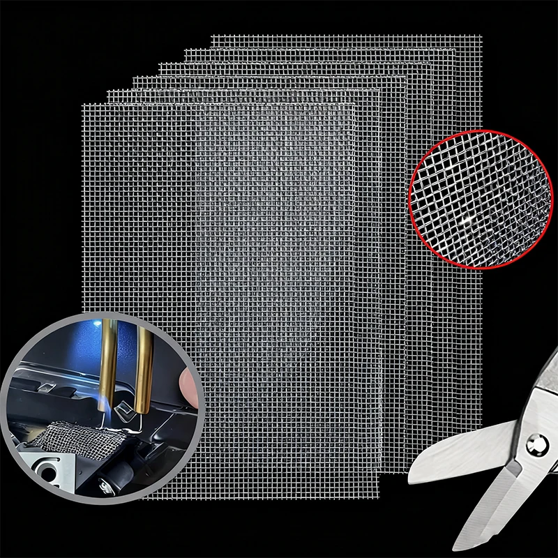 

1-5PCS Stainless Steel Filter Mesh Universal Square Metal Filter Mesh Automotive Bumper Crack Repair Automotive Components
