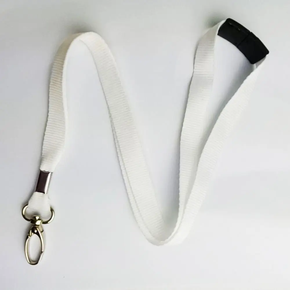 

Metal Clip Lanyard Neck Strap ID Pass Card Badge Length 90 Cm Plain Lanyard Safety Break Solid Color Lobster ID Card Pass Holder
