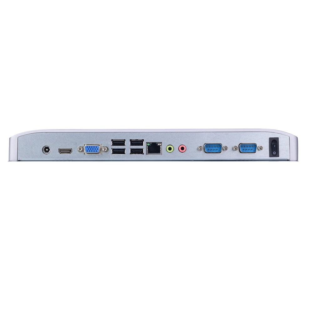 Panneau PC industriel TFT LED IP65, écran tactile résistif haute température 5 fils, Windows 11 Pro,VGA,HD,LAN,2COM,4USB, PW24, 12.1 pouces