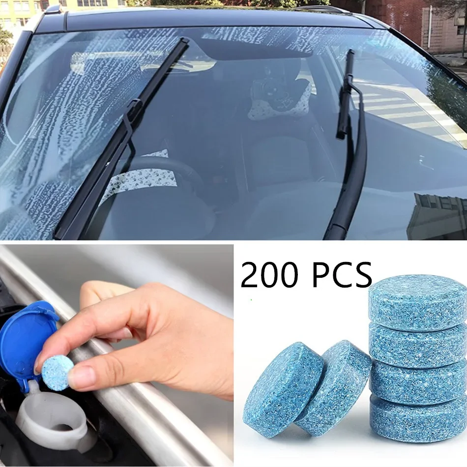 

200x Car wiper tablet Window Glass Cleaning Cleaner Accessories For Mitsubishi Asx Lancer 10 9 Outlander 2013 Pajero Sport L200