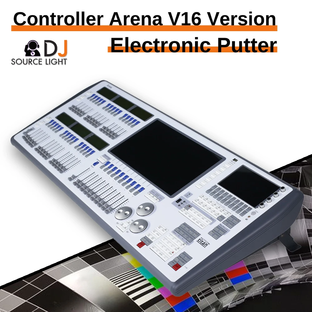 Motorized Fader Arena Dmx512 Lastest Version V16 System Electric Putter Stage Lighting Console Lighting Dmx Controller Console