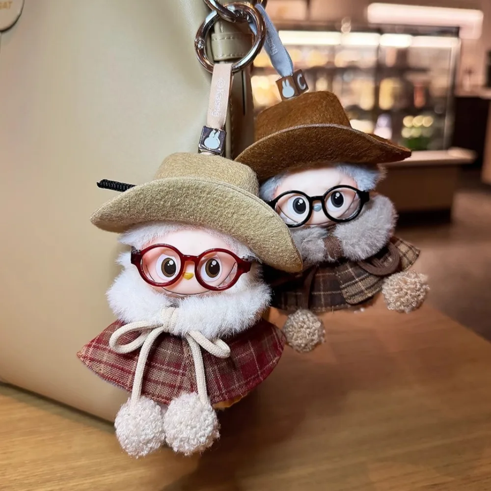

Плащ для Mini Labubu 4,0, булавка с монстрами для серии Love, классический сетчатый плащ для мини-куклы Labubu, аксессуары для одежды