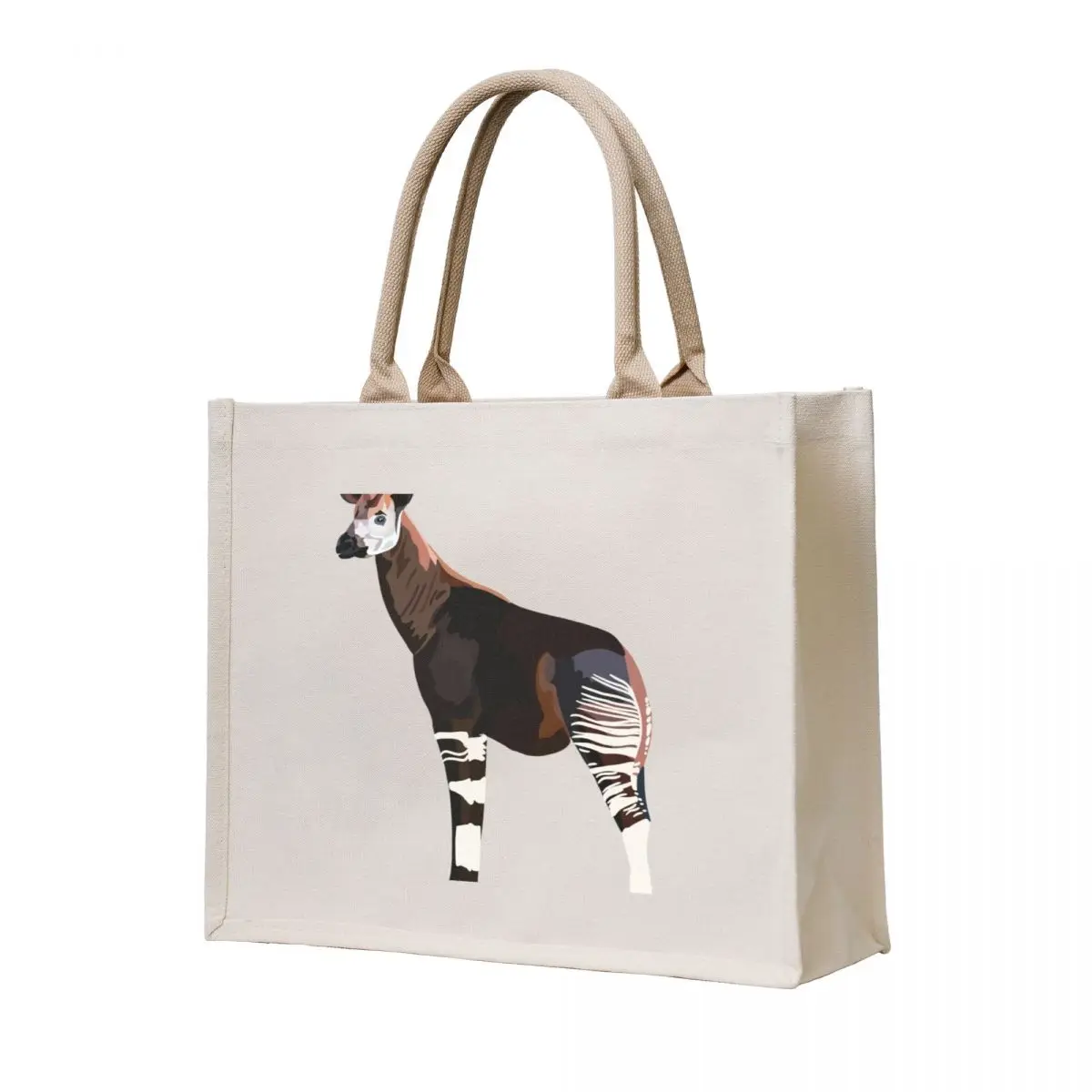 

O is for Okapi Tote Bag handbag reusable shopping bags Shopping bags