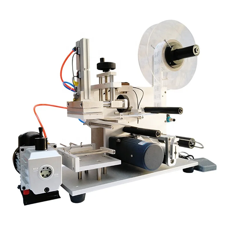 

Flattening Machine Pneumatic Plane Labeling Machine Adhesive Flat Labeling Machine for ET Plastic Glass Metal Bottles
