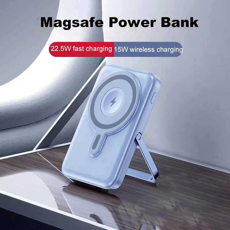 

10000mAh Magnetic Power Bank For Magsafe Wireless Fast Charger Portable External Auxiliary Battery for Xiaomi iPhone 15 Samsung