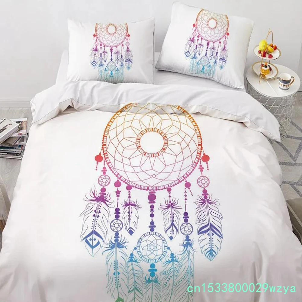Classic 3D Design Custom Bed Linen Comforter Quilt Cover Bedding Set Full King Queen Double Single Size Home Textile