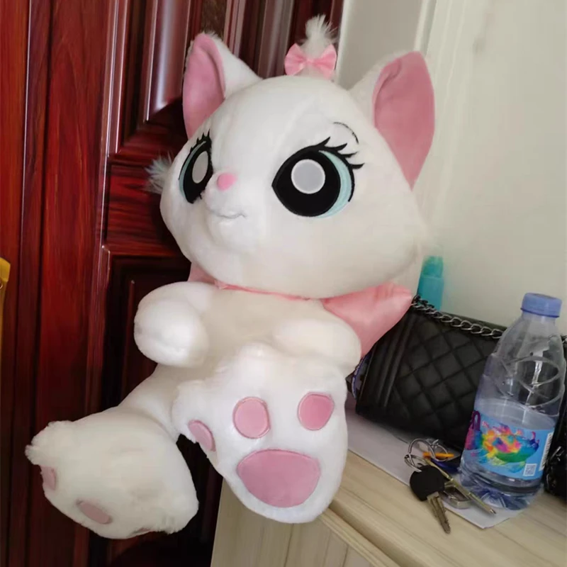 New 35~80cm Disney Marie Cat Kawayi Anime Cat Plush Stuffed Animals Throw Pillow Toys Room Decorate For Children Birthday Gift