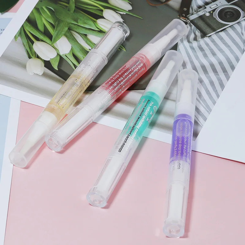 3/5 Pcs Nail Nutrition Treatment Soften Pen 5ml Cuticle Revitalizer Nutrition Oil Pencil Nail Art Tools care pen