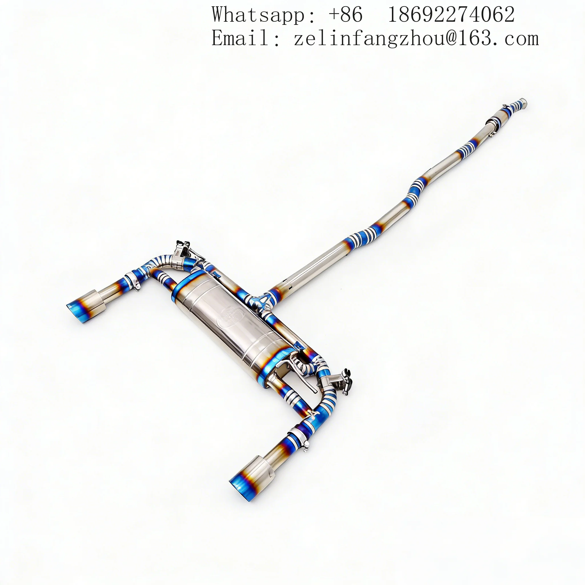 Full Titanium Valvetronic Catback Exhaust System For BMW 125i F52 2.0T TIG Welding High Performance Muffler Auto Parts