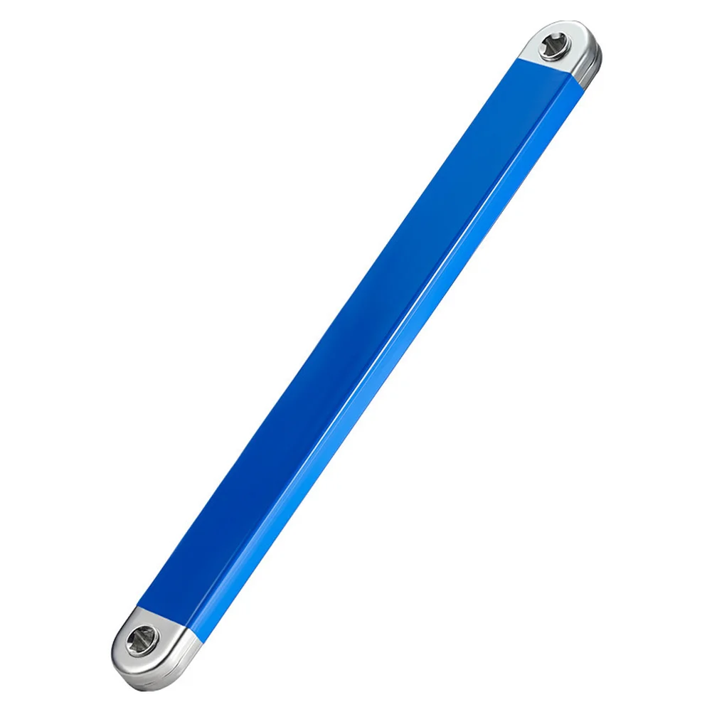 Extension Wrench with 0 Degree Offset Geometry and Modular Adapter System for Use with Drivers Ratchets and Hand Tools