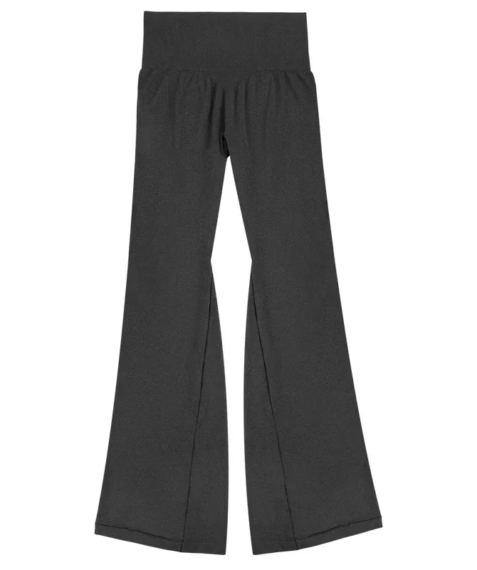 New Black Effortless Flare Leggings Women Soft Workout Tights Fitness Outfits Yoga Pants Gym Wear Spandex Leggings image 5