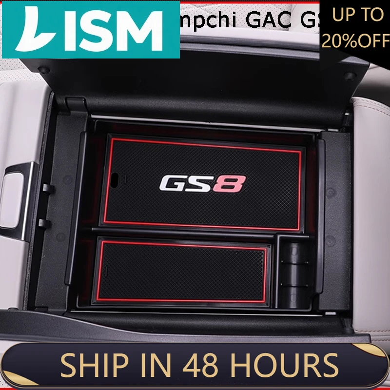 

Interior Tidying Accessory Door Handle Container Holder Tray Armrest Storage Box Organizer Case For Trumpchi GAC GS8 II 2023