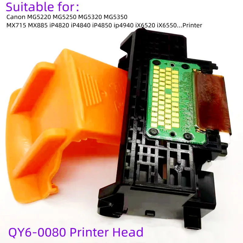 Cabezal de impresión QY6-0080 para impresora Canon MG5220, MG5250, MG5320, MG5350, MX715, MX885, iP4820, iP4840, iP4850, iX6520, iX6550