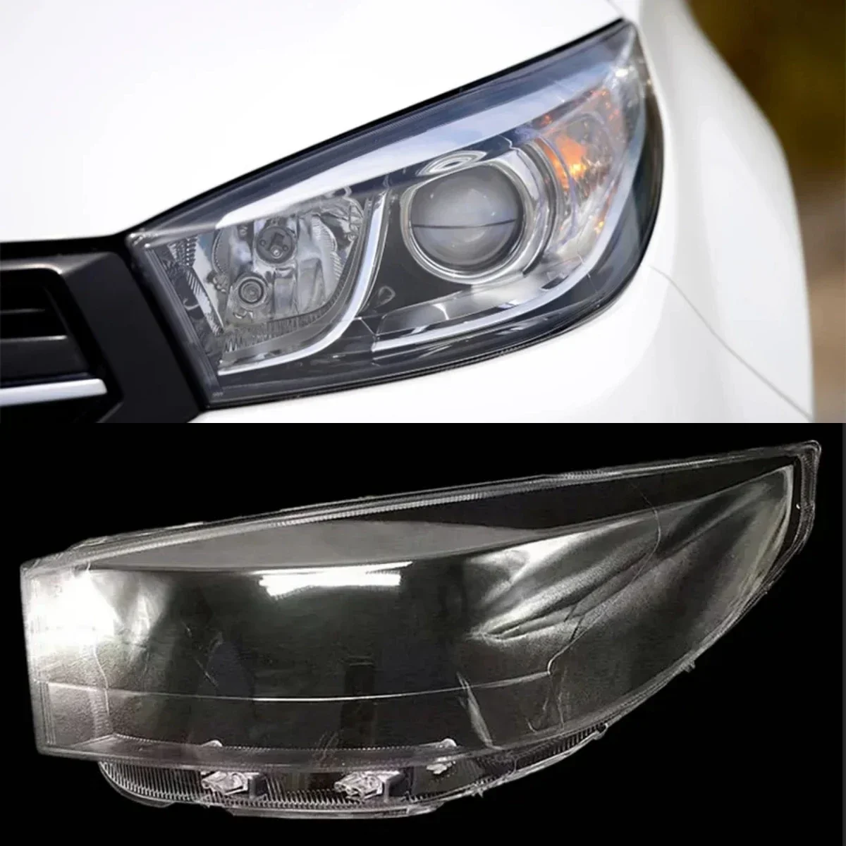 

Прозрачная крышка для фары Chery Tiggo 3, абажур, корпус для фары из плексигласа, замена оригинального объектива 2014 2015 2016
