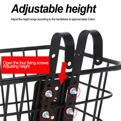 1pc Scooter  Bike Front Basket Hook Accessories  Adjustable Hardware Hanging Hooks  Multi-function Quick Break Hook  Front Frame