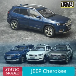 OEM 1/18 scale new JEEP Cherokee SUV Metal car model static decoration holiday gift collection