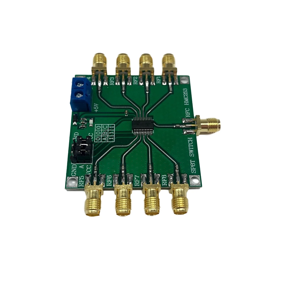 HMC253 DC-2.5 GHz Multifunction RF Single Pole Eight Throw Switch Rf Switch Channel Select Antenna Module