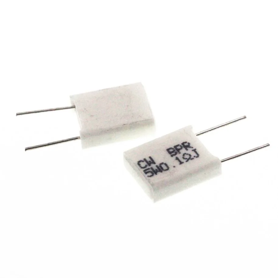 MPR BPR SLR 56 RX27-6 5W Non Inductive Cement Resistor 0.01 0.02 0.025 0.03 0.047 0.05 0.1 0.2 0.25 0.3 0.33 0.47 0.5 RJ Ohm