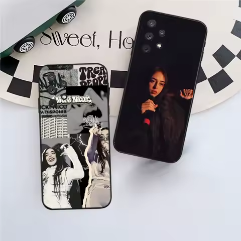 Singer N-Nicki N-Nicole Phone Case For Samsung Galaxy A13,A21s,A22,A31,A32,A52,A53,A71,A80,A91 Soft Black Phone Cover