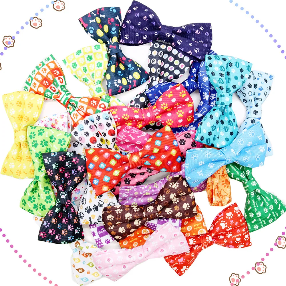 30 قطعة كلب صغير القط بووتيس ربطة القوس فيونكة قابلة للإزالة ل طوق بكلاب موضة كلب الاستمالة اكسسوارات للكلاب الصغيرة