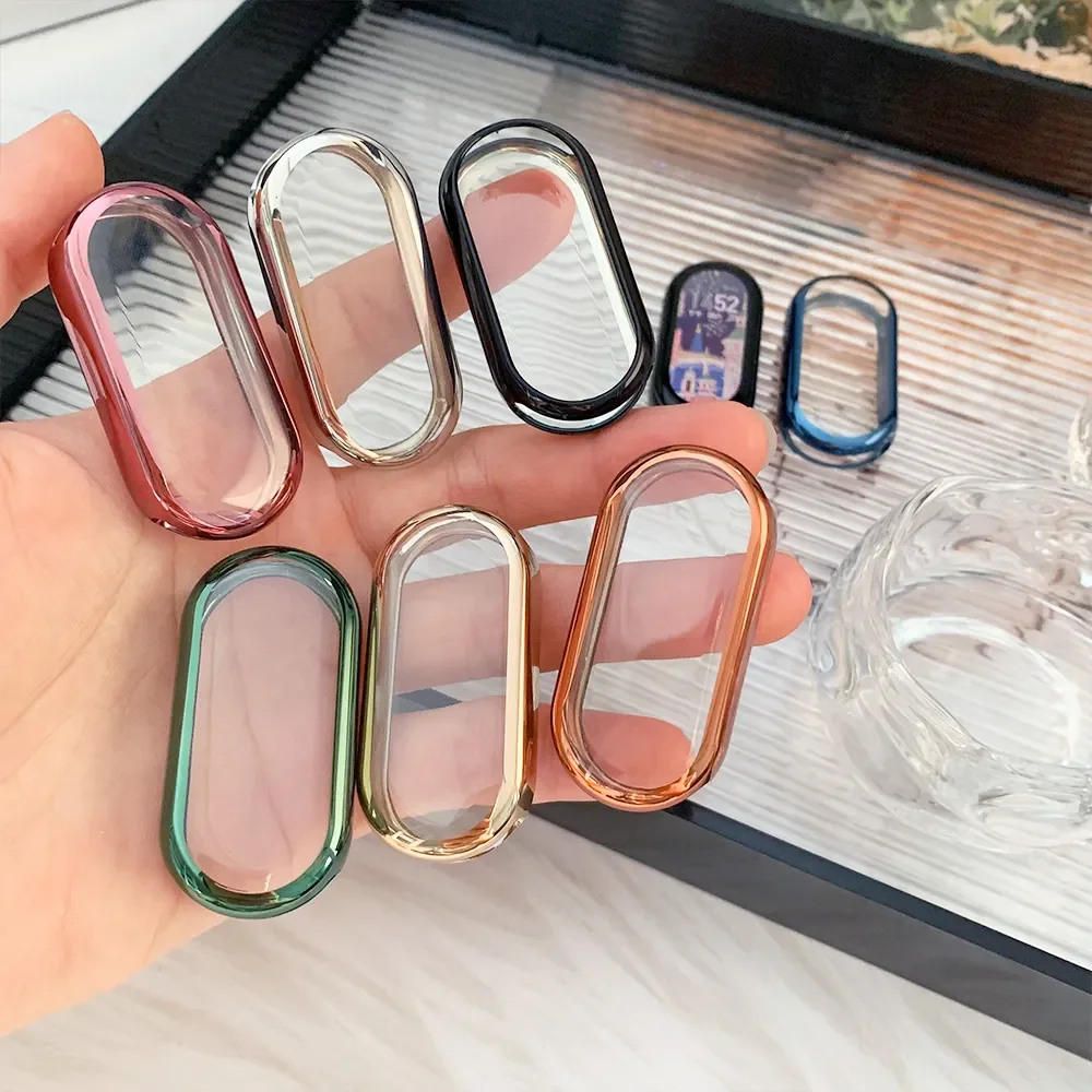 حافظة لهاتف Xiaomi mi band 8 9 NFC ملحقات حماية شاملة من الصدمات واقي للشاشة miband 8 9 سوار ساعة ذكية 9