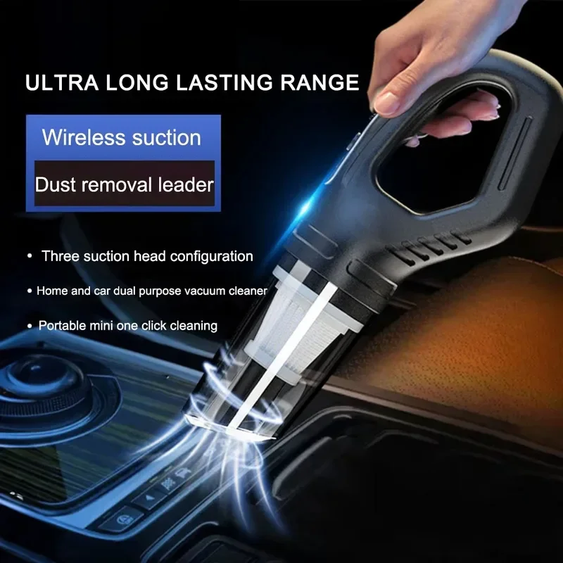 New Xiaomi USB Charging Handheld Cordless Vacuum Cleaner 120W Portable Car Vacuum Cleaner Powerful Suction for Car Home Pet Hair