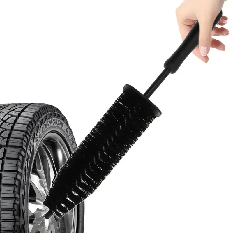 

Tire Cleaning Brush Car Wheel Tire Rim Detailing Cleaning Brush autos Tire Washing Clean Cleaning Rims Spokes Wheel Barrel