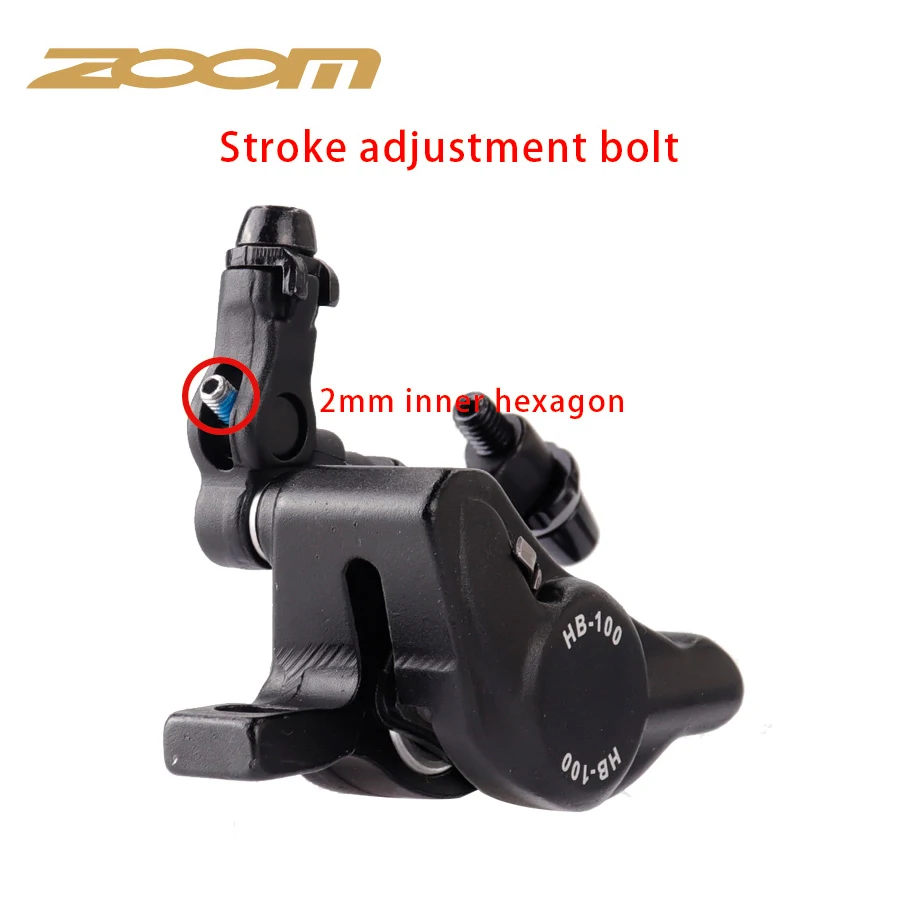 XTECH HB100 Line Pulling Hydraulic Disc Brake Calipers For Xiaomi M365/Pro 1S Electric Scooter Rear Wheel Aluminum Alloy Brake