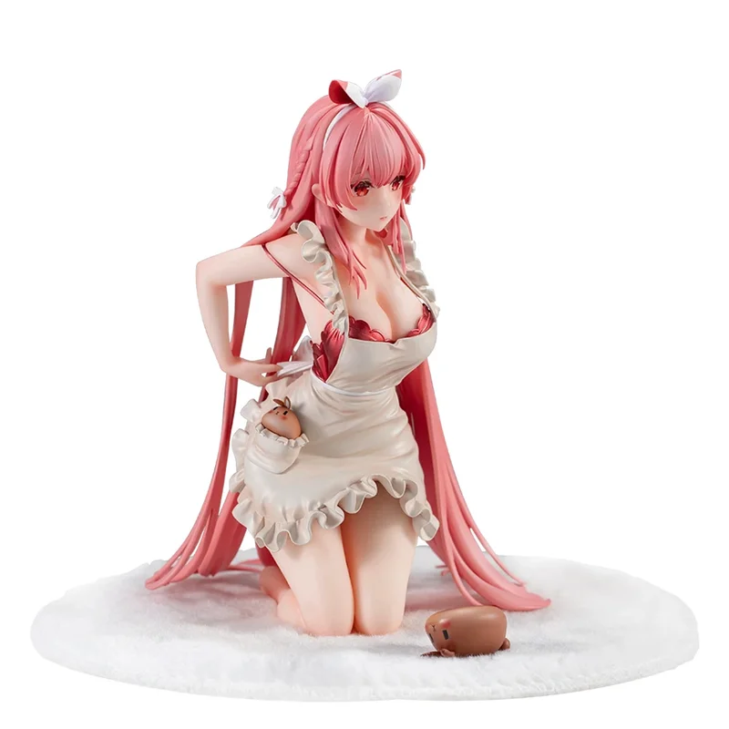 

New Animester Rosuuri White Rabbit Rosu Apron Ver. 1/7 PVC Model Anime Girl Desktop Ornament Collectible Toy