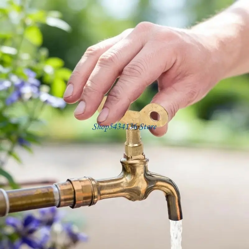 

H7ED Outdoor Water Tap Square Hole Socket Radiator Plumbing Bleed Enduring