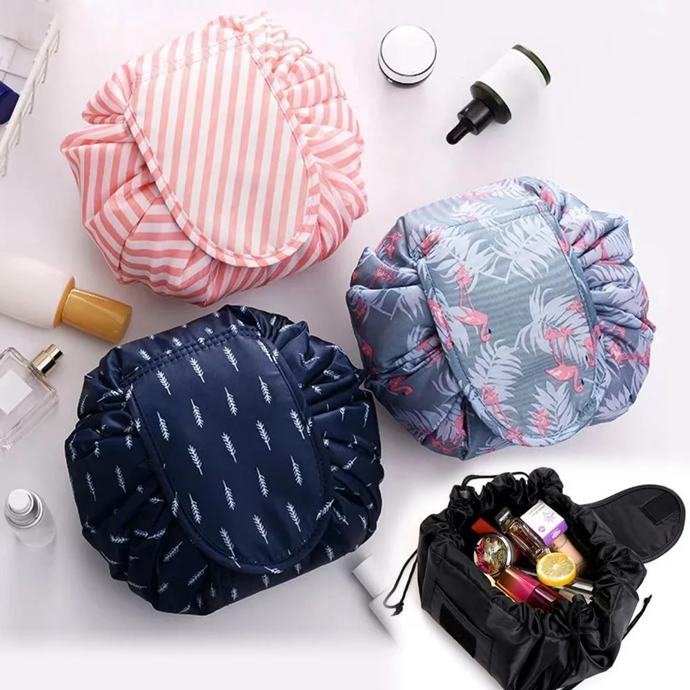 Cosmetic Bag Drawstring Makeup Bag Waterproof Toiletries Organizer Ladies Bathroom Neceser Makeup Storage Bag