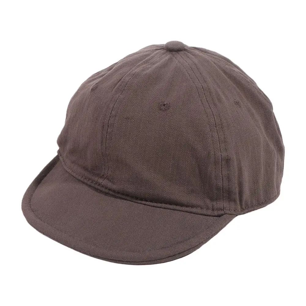 

Versatile Solid Color Short Brim Baseball Cap Japanese Style Adjustable Sun Hat Sunscreen Visor Peaked Cap Sports