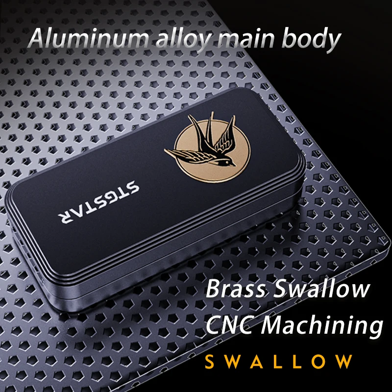 

EDC Fidget Slider Spinner Toy, Stress Relief Anti-Anxiety Desk Toy for Kids Adults, ADHD Sensory Focus Tool, Cool Office Gadget