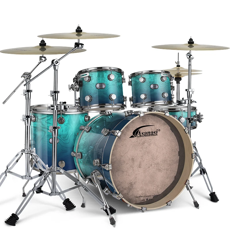 

Promotional Top Quality Superior Configuration Quality Acoustic Drum Kit With