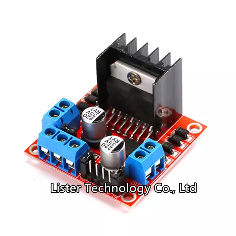 L298N Driver Board Module, L298N Stepper Motor, Smart Car Robot Breadboard, High Power L298 DC Motor Driver, 1Pc Lot